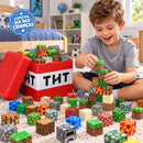 Blocos Magnéticos de Construção | Kit Completo 260 Peças + Caixa TNT