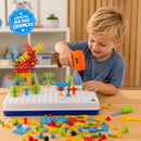 Oficina Criativa | Kit de Construção com Furadeira + Peças