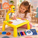 Mesa de Desenhos Com Projetor Para Estímulo Cerebral