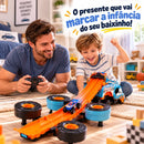 Monster Truck 2 em 1 | Controle Remoto + Pista Lançadora