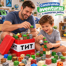 Blocos Magnéticos de Construção | Kit Completo 260 Peças + Caixa TNT
