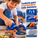 Tênis com Garagem de Carrinho + Pista Radical